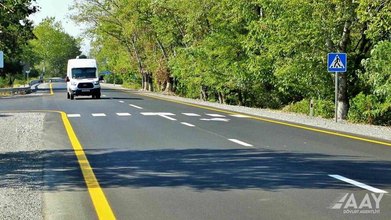 Основная часть автодороги Огуз-Шеки реконструирована