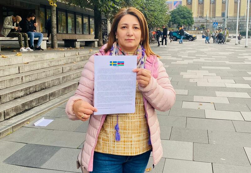 İsveçdə Ermənistanın təcavüzkar siyasətini ifşa edən məlumatlandırıcı aksiya təşkil edilib