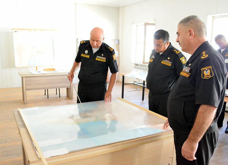 В ВМС Азербайджана проводятся командно-штабные учения
