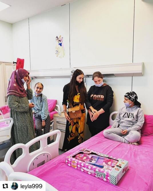 Вице-президент Фонда Гейдара Алиева Лейла Алиева поинтересовалась лечением детей, страдающих онкологическими заболеваниями