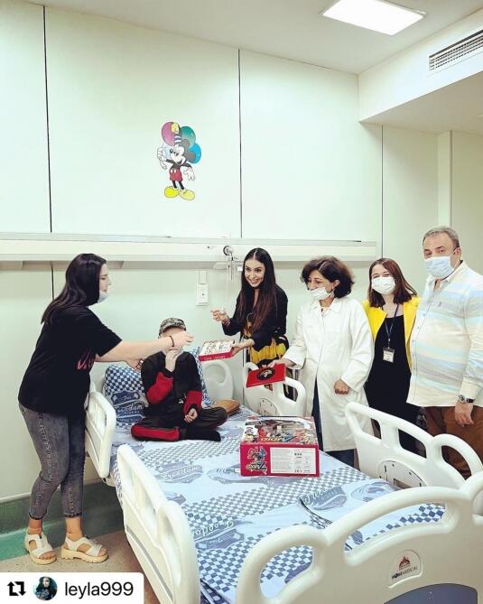 Вице-президент Фонда Гейдара Алиева Лейла Алиева поинтересовалась лечением детей, страдающих онкологическими заболеваниями