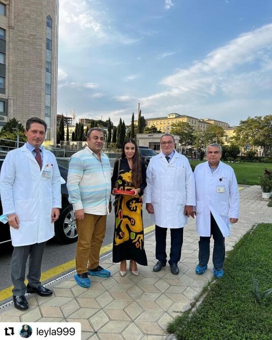 Вице-президент Фонда Гейдара Алиева Лейла Алиева поинтересовалась лечением детей, страдающих онкологическими заболеваниями