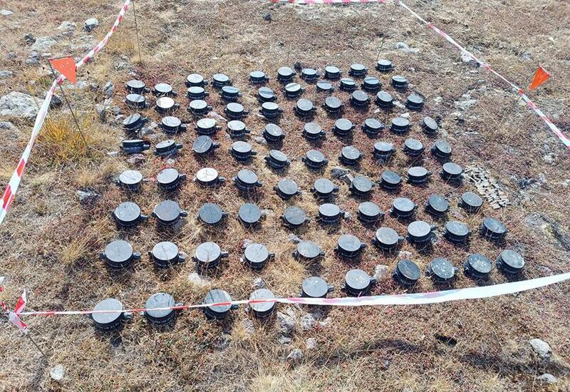 Laçında erməni təxribatı zamanı basdırılan növbəti minalar zərərsizləşdirilib
