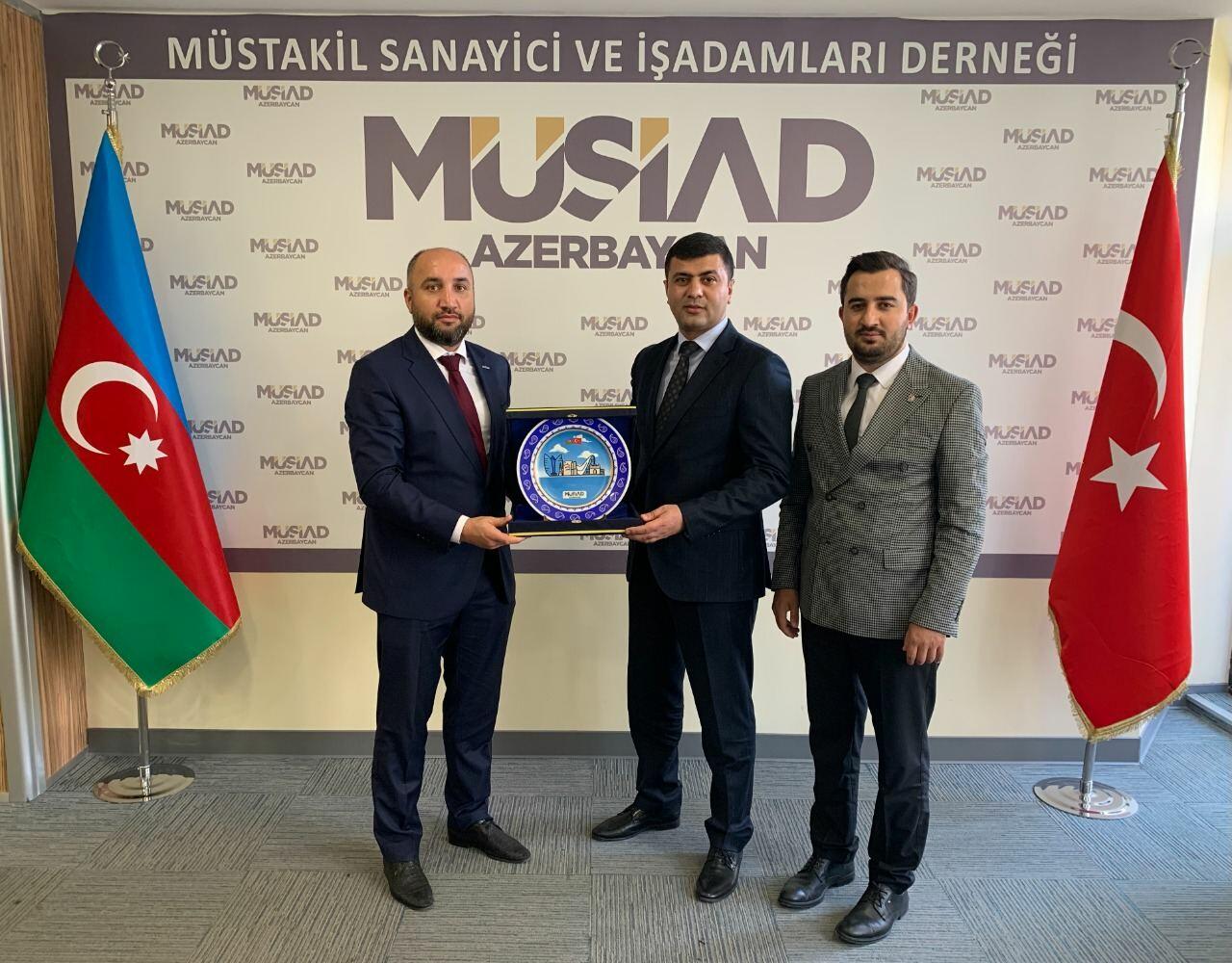 Обсуждено сотрудничество между MÜSİAD Azеrbaycan и рядом структур