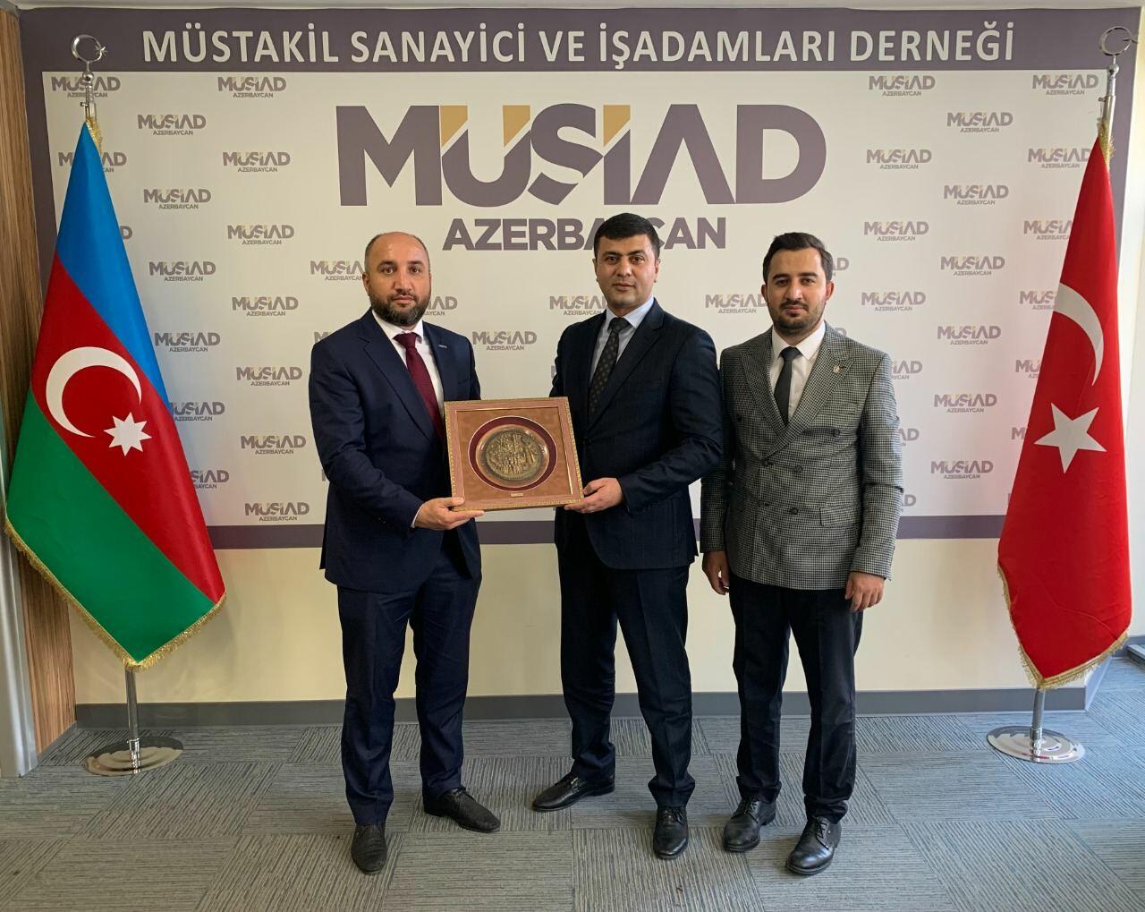 Обсуждено сотрудничество между MÜSİAD Azеrbaycan и рядом структур