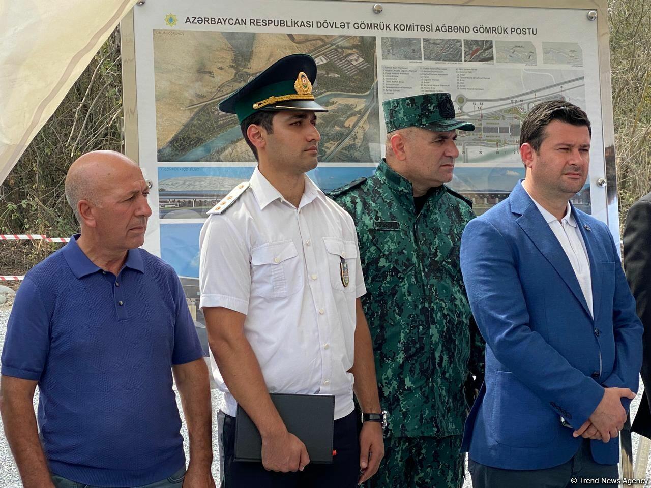 В Восточно-Зангезурском экономическом районе состоялась церемония закладки фундамента автомоста на границе с Ираном