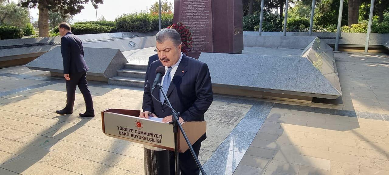 Türkiyə səhiyyə naziri Fahrettin Kocanın Azərbaycana işgüzar səfəri başlayıb