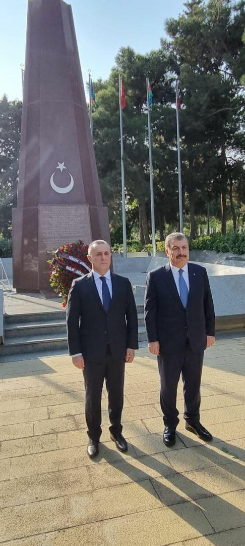 Türkiyə səhiyyə naziri Fahrettin Kocanın Azərbaycana işgüzar səfəri başlayıb