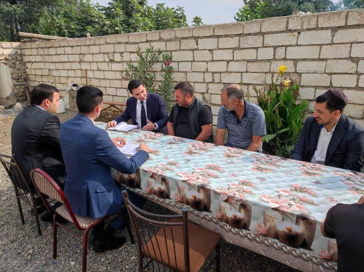 Şəhid Azad Kərimovun ailəsi ziyarət edilib