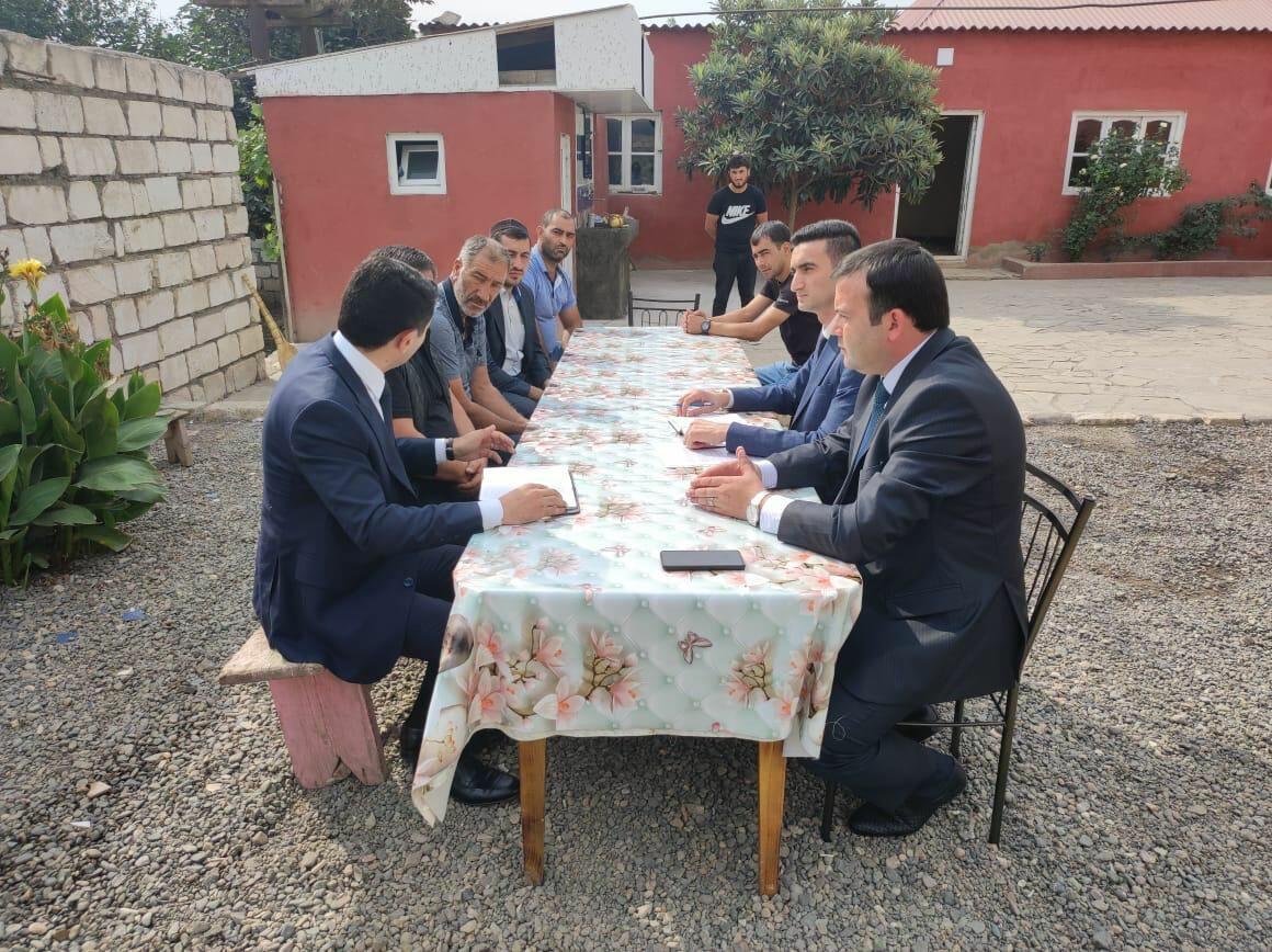 Şəhid Azad Kərimovun ailəsi ziyarət edilib