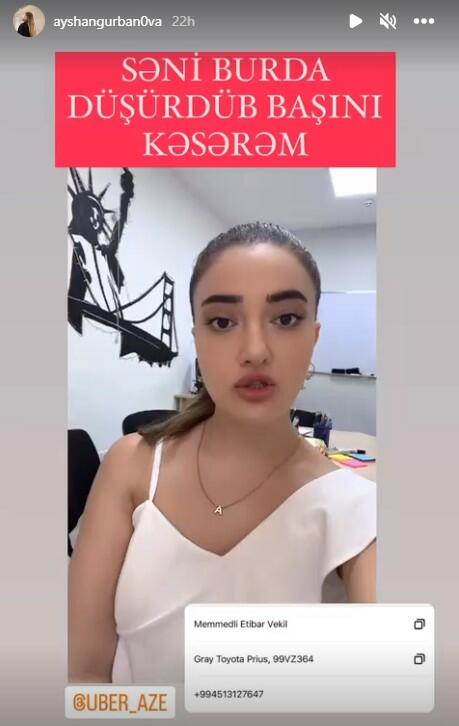 Bakıda "TikTok" fenomeni olan müəllim ÖLÜMLƏ HƏDƏLƏNDİ: "Başını kəsərəm"