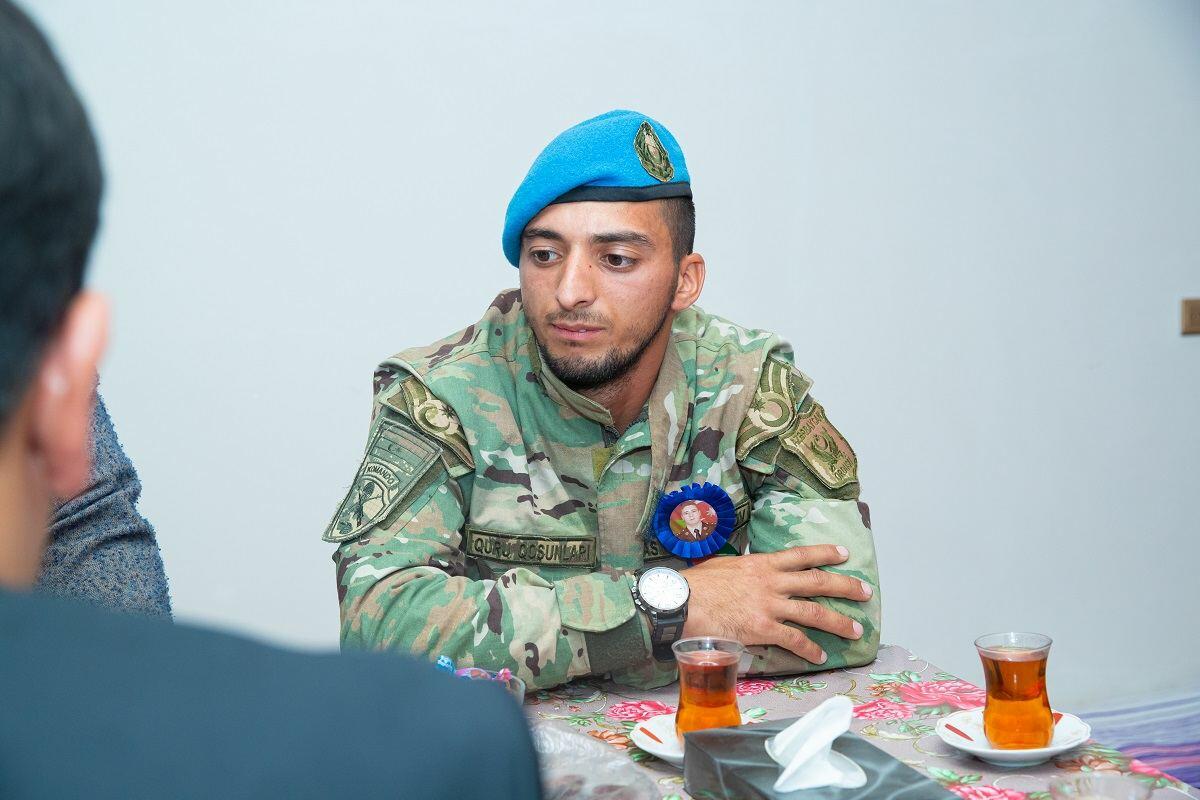 Şəhidlərimiz Qədim Xəlilov və Cavidan Bədəlovun ailələri ziyarət olunub