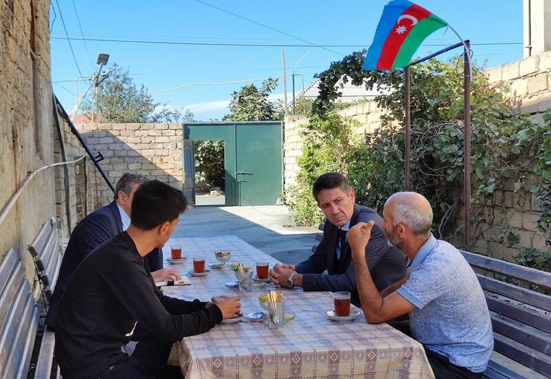 Nazir müavini Anar Kərimov şəhid Polad Şirinovun ailəsini ziyarət edib