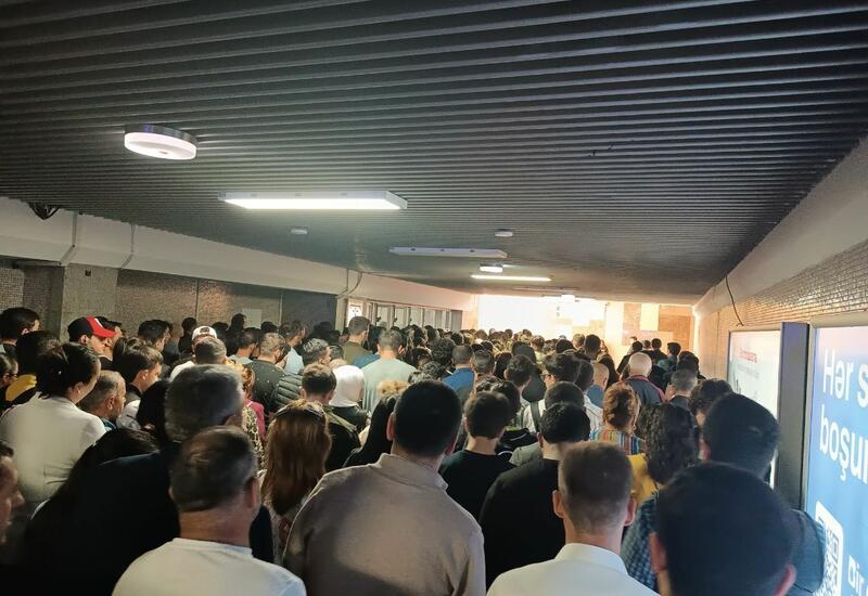 Заторы в бакинском метро
