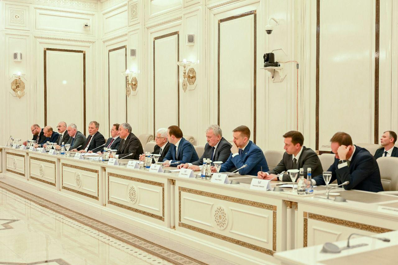 Сахиба Гафарова встретилась с Вячеславом Володиным