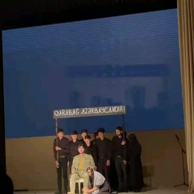 В Баку представлен спектакль "Добрая весть" о героях Карабахской войны