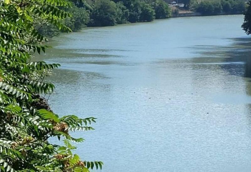 Повысился уровень воды в реке Кура