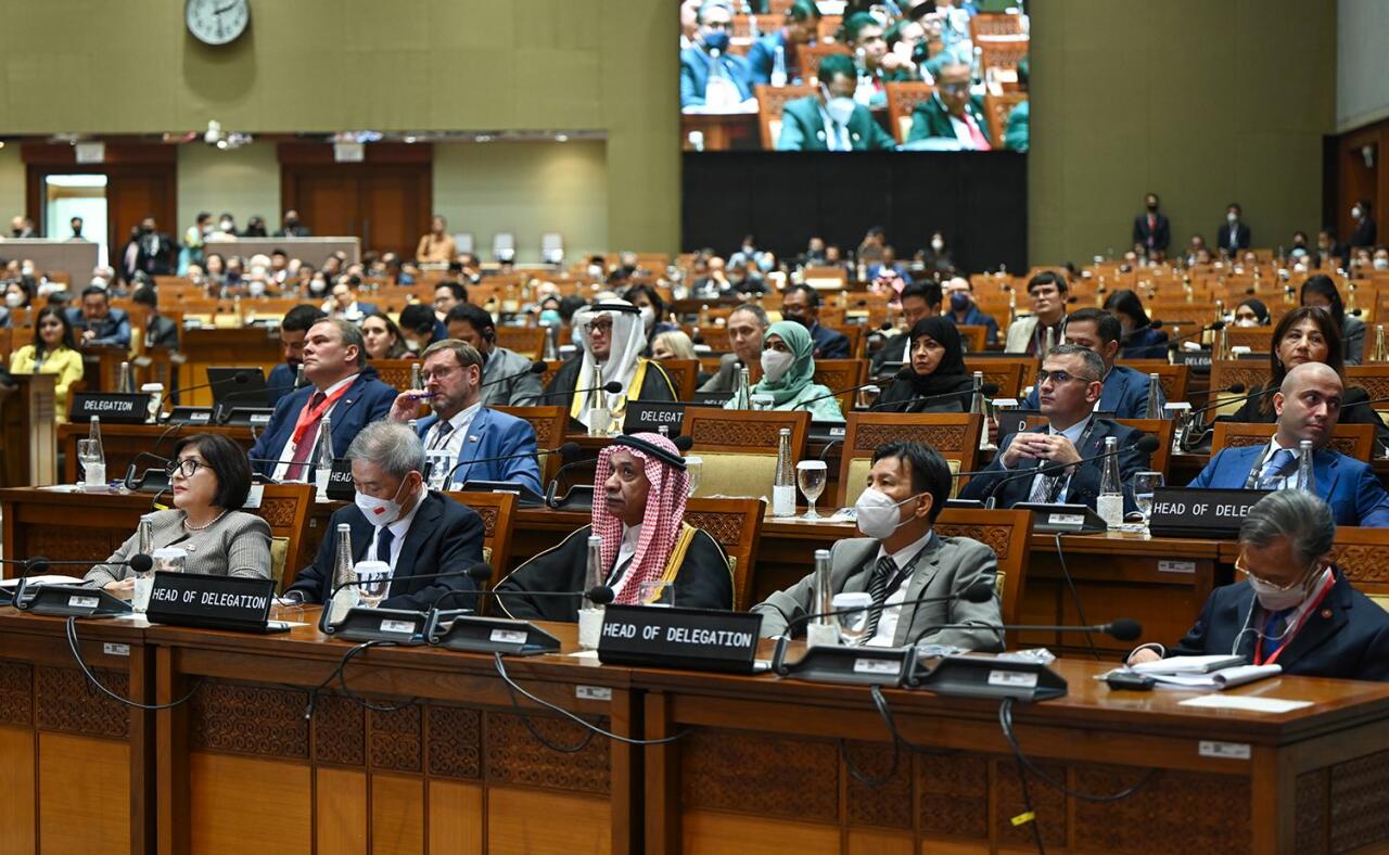 Sahibə Qafarova Cakartada “Böyük iyirmilik” ölkələrinin parlament sədrlərinin 8-ci Sammitində çıxış edib