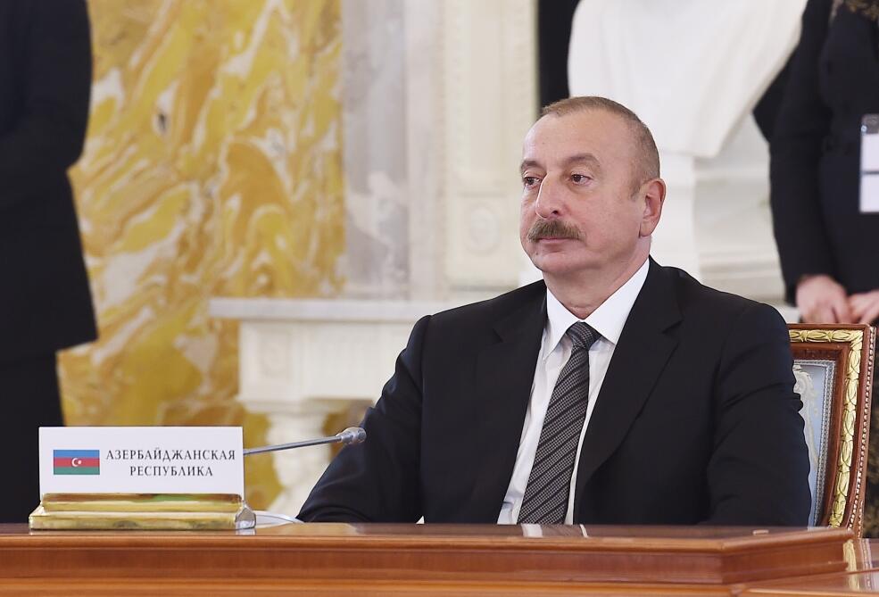 Prezident İlham Əliyev Sankt-Peterburqda MDB Dövlət Başçılarının qeyri-rəsmi görüşündə iştirak edib