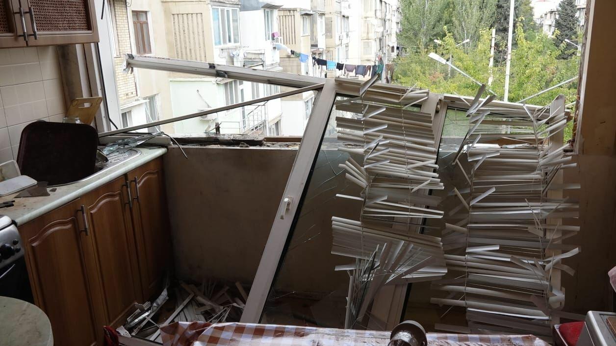 Yasamalda binada partlayış olub, bir nəfər xəsarət alıb