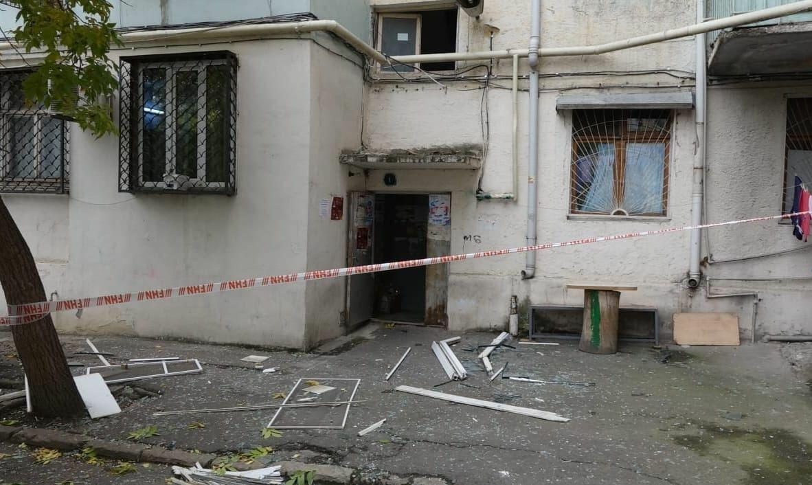 Yasamalda binada partlayış olub, bir nəfər xəsarət alıb