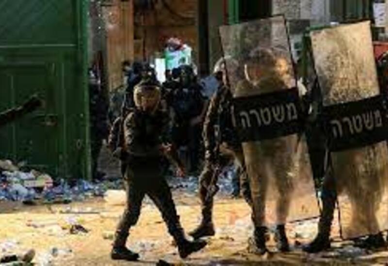 Столкновения израильских силовиков с палестинцами