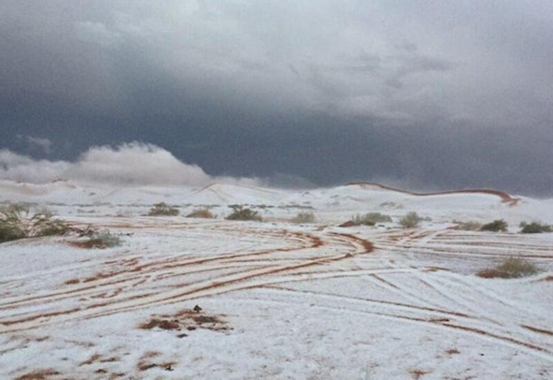 Впервые за несколько лет в этой стране выпал снег