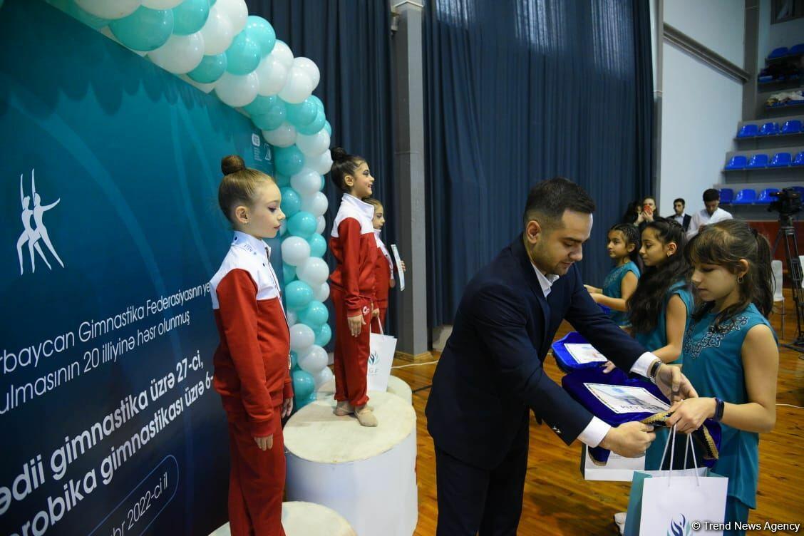 Завершились соревнования Объединенного 27-го чемпионата Баку по художественной гимнастике и 6-го чемпионата Баку по аэробной гимнастике