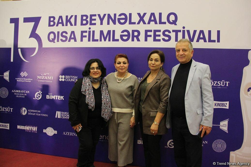 Звездный мир кино на открытии XIII Бакинского международного фестиваля короткометражных фильмов