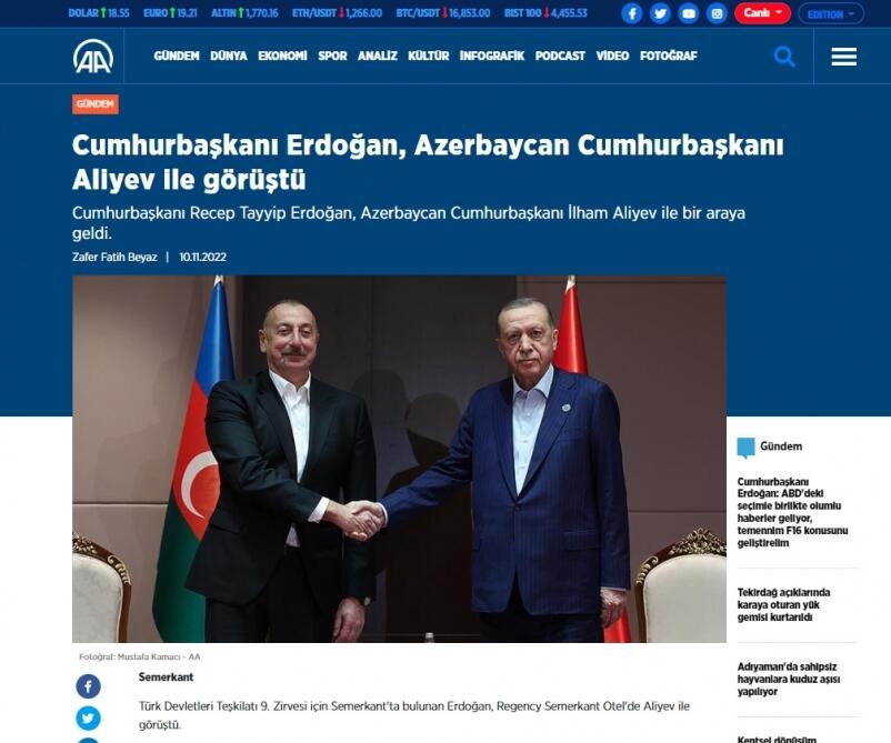 Выступление Президента Ильхама Алиева на Саммите ОТГ в центре внимания мировых СМИ