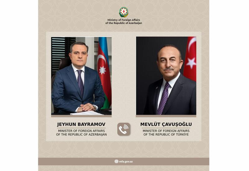 Главы МИД Азербайджана и Турции провели телефонный разговор