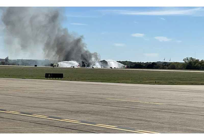 Два самолета столкнулись на авиашоу в Техасе