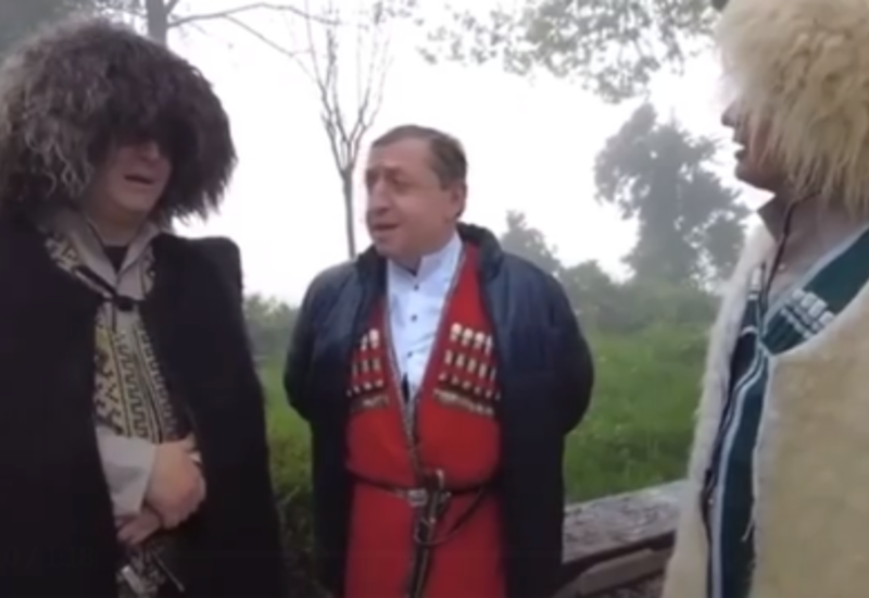 Грузины спели "Сулико" в Шуше