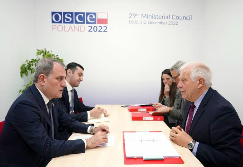 Глава МИД Азербайджана встретился с Жозепом Боррелем
