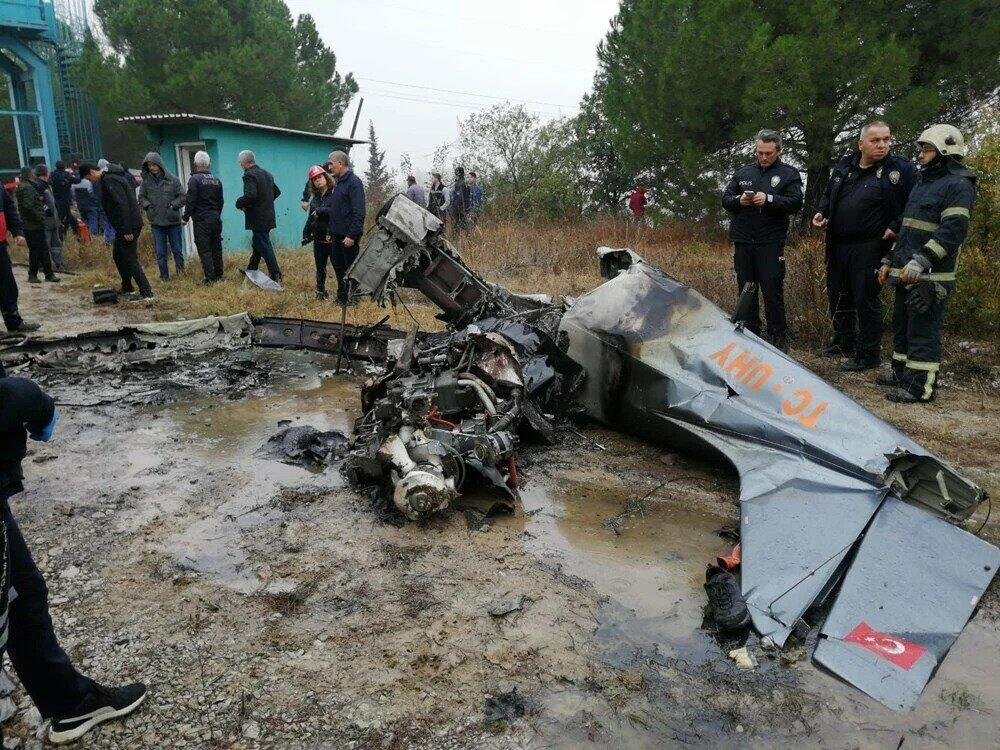 Крушение самолета в Турции,