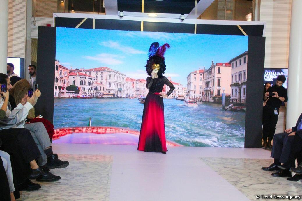 Фахрия Халафова представила коллекцию, посвященную Венеции в рамках Azerbaijan Fashion Week