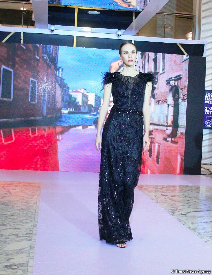 Фахрия Халафова представила коллекцию, посвященную Венеции в рамках Azerbaijan Fashion Week