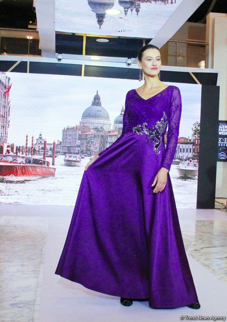 Фахрия Халафова представила коллекцию, посвященную Венеции в рамках Azerbaijan Fashion Week