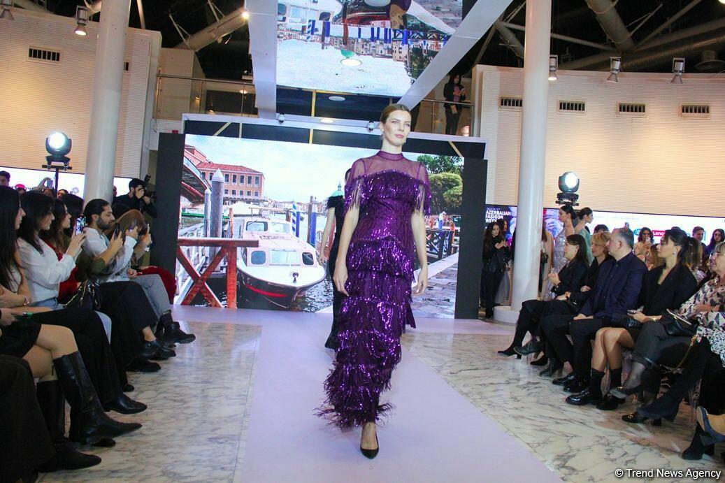 Фахрия Халафова представила коллекцию, посвященную Венеции в рамках Azerbaijan Fashion Week
