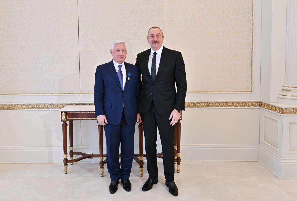 Президент Ильхам Алиев принял руководителя Республики Дагестан Российской Федерации