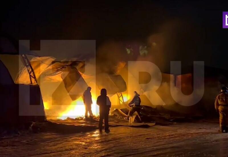 Крупный пожар под Москвой