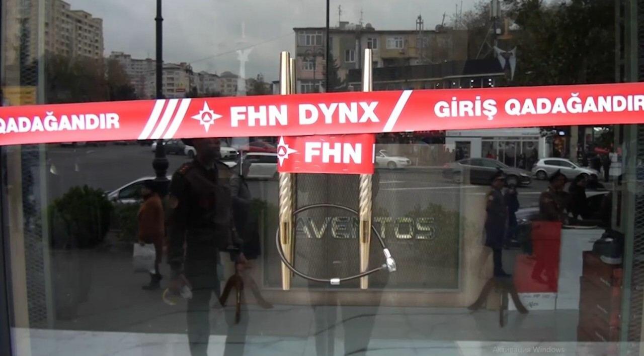 FHN-in Dövlət Yanğın Nəzarəti Xidməti yanğın təhlükəli obyektin fəaliyyətini dayandırıb