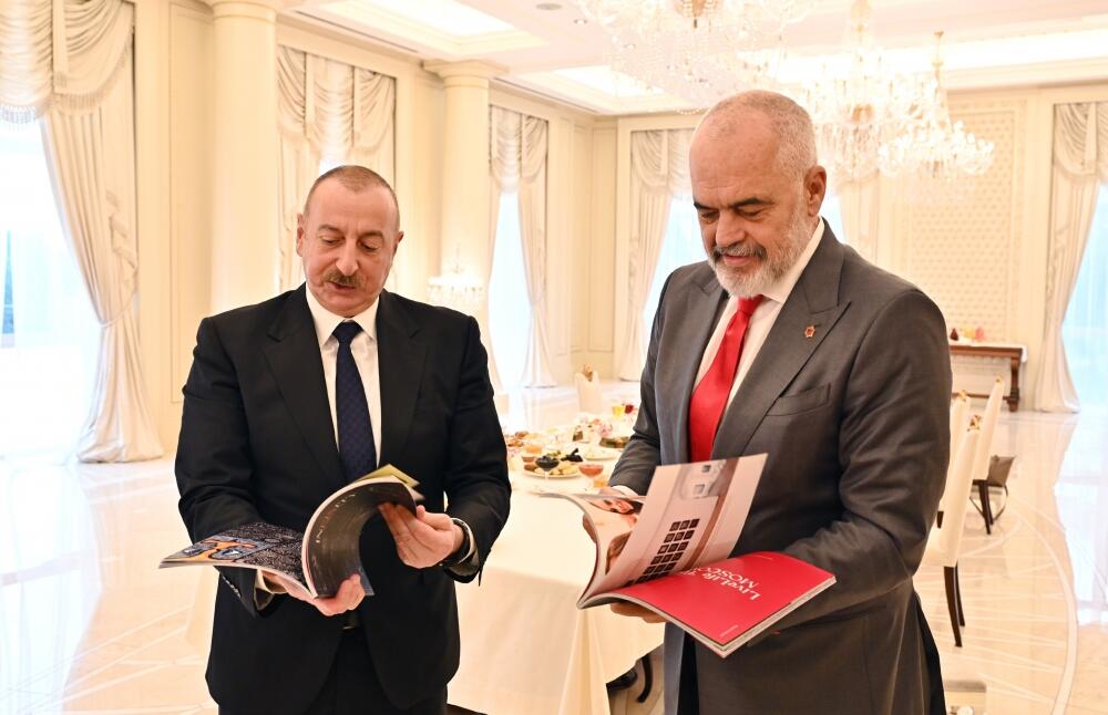 Состоялась встреча Президента Ильхама Алиева с премьер-министром Албании один на один