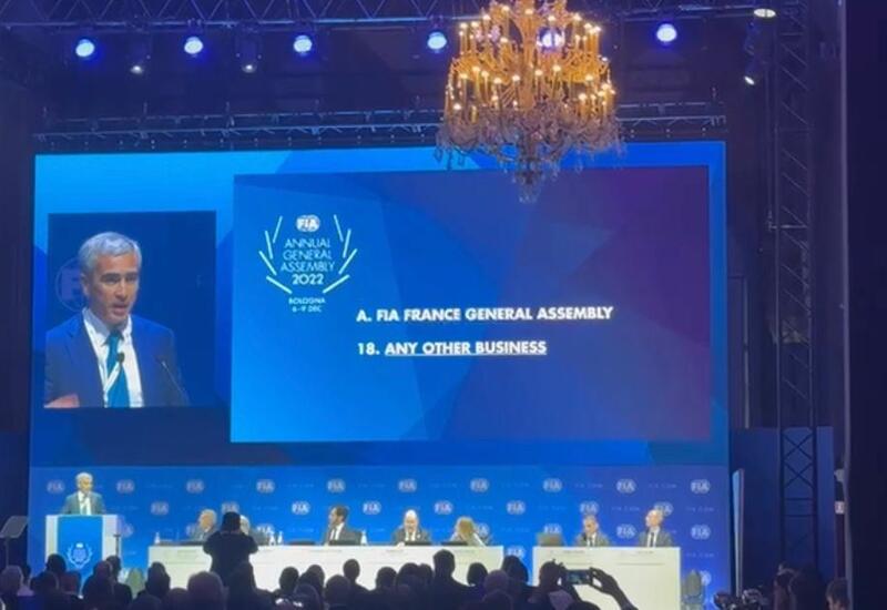 Bakı səs çoxluğu ilə FIA Baş Assambleyasının iclası və mükafatlandırma mərasiminin növbəti ev sahibi seçildi