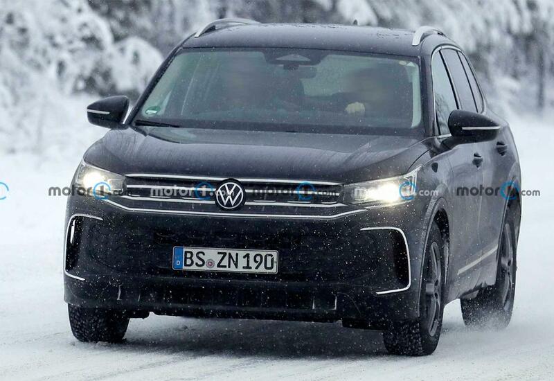 Первые шпионские фото Volkswagen Tiguan нового поколения