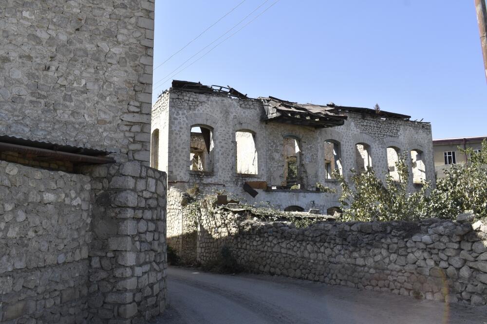 Квартал Сеидли в Шуше, подвергшийся армянскому вандализму