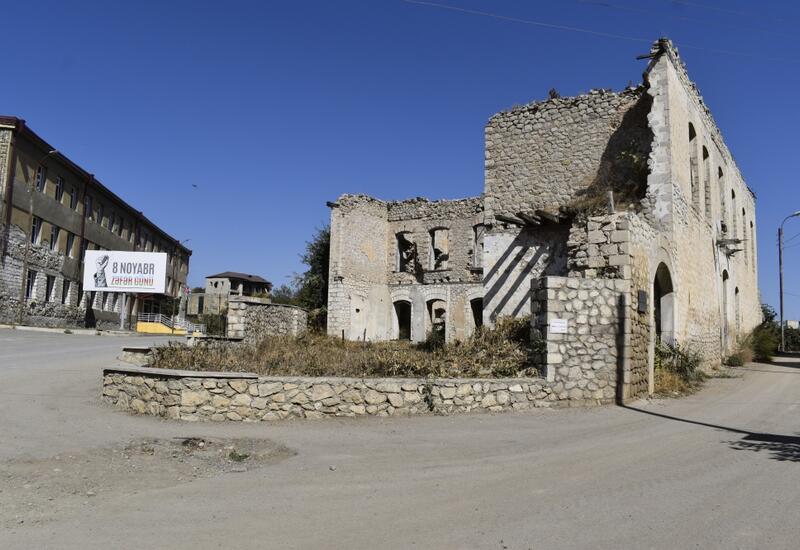 Квартал Сеидли в Шуше, подвергшийся армянскому вандализму