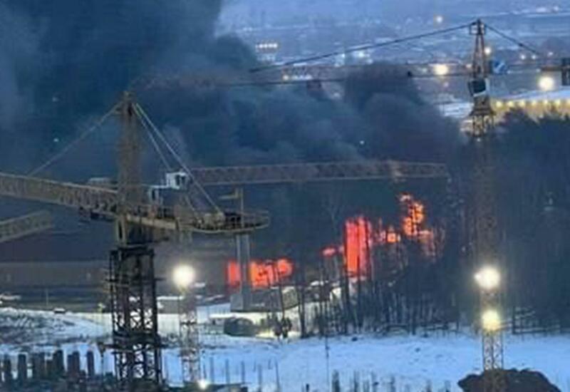 Пожар в российском торговом центре