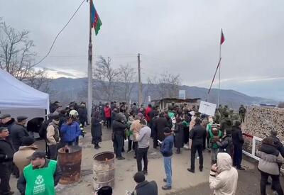 Второй день акции протеста в зоне временной дислокации российских миротворцев - ВИДЕО