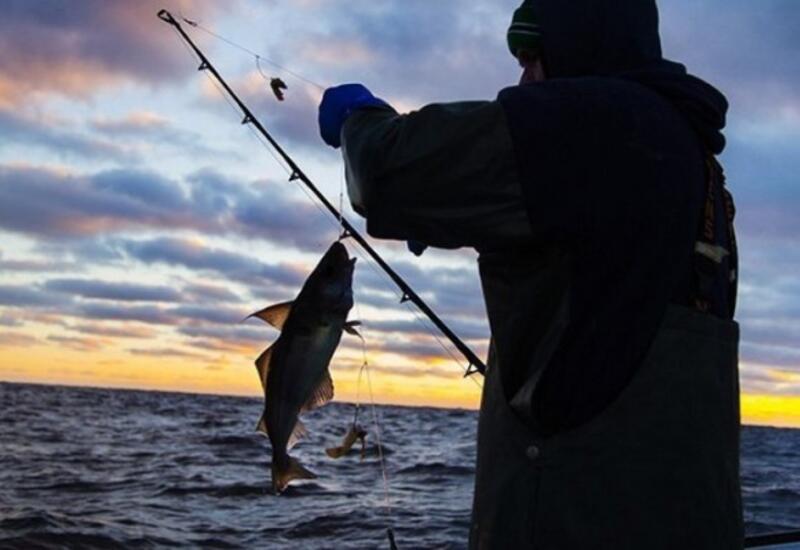 Xəzərdə balıqçılar suya düşdü